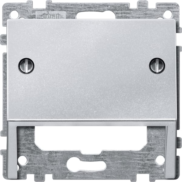 MERTEN - Schrägauslass, aluminium, System M