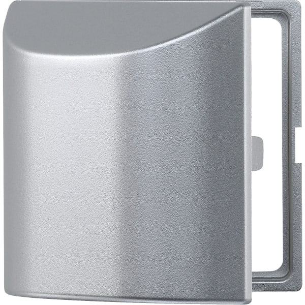 MERTEN - Zwischenring mit Klappd. für Kombieinsätze nach DIN 49075, aluminium, System M