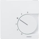 MERTEN - Zentralpl. f. Raumtemperaturregler-Eins. m. Wechselkontakt, polarweiß, System M