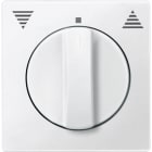 MERTEN - Zentralplatte für Rollladen-Tast-Rastschalter-Einsatz, polarweiß, System M