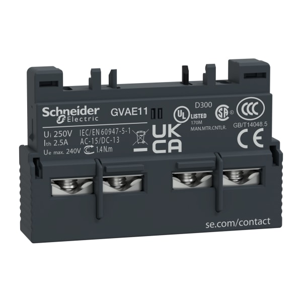 SCHNEIDER ELECTRIC - Hilfsschalter, 1S+1Ö, Front