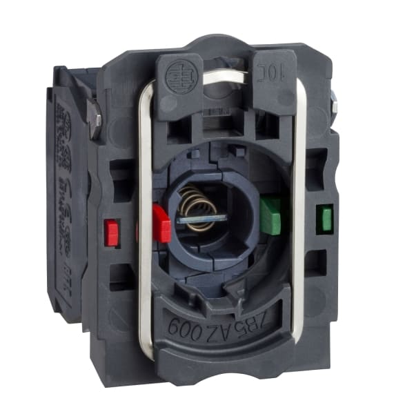 SCHNEIDER ELECTRIC - Lampenfassung+Befestigungsflansch, XB5, Kunststoff, ws, Lampe BA9s, 1S+1Ö, 250V
