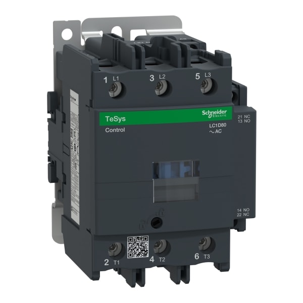 SCHNEIDER ELECTRIC - Leistungsschütz, 3p+1S+1Ö, 37kW/400V/AC3, 80A, Spule 230V 50/60Hz
