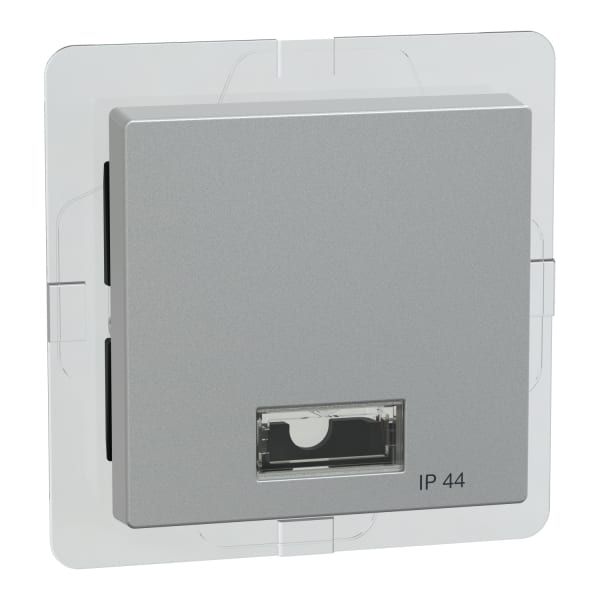 MERTEN - Wippe mit rechteckigem Symbolfenster IP44, aluminium, System M