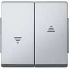 MERTEN - Wippe für Rollladenschalter und -taster, aluminium, AQUADESIGN