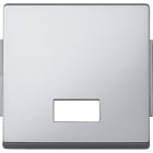 MERTEN - Wippe mit rechteckigem Symbolfenster, aluminium, AQUADESIGN