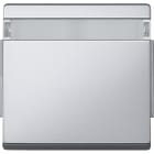 MERTEN - Wippe mit Schriftfeld, aluminium, AQUADESIGN