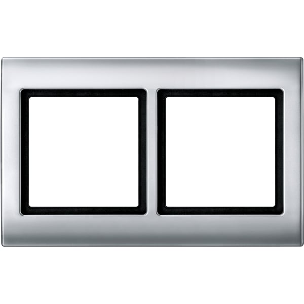 MERTEN - AQUADESIGN-Rahmen, 2fach, aluminium