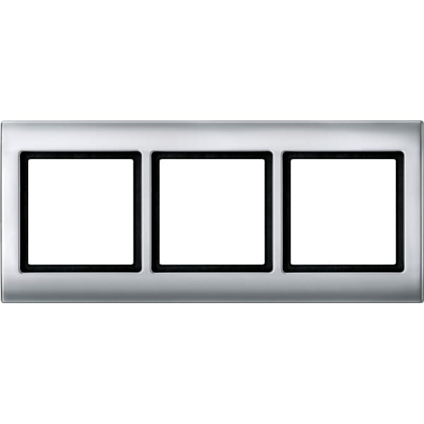 MERTEN - AQUADESIGN-Rahmen, 3fach, aluminium