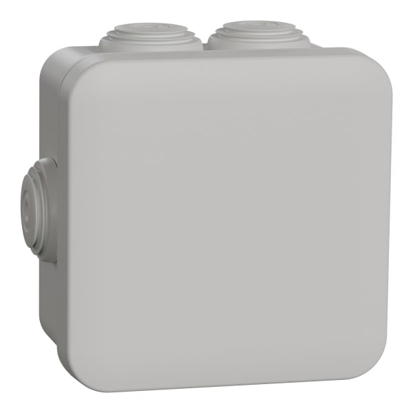 SCHNEIDER ELECTRIC - Mureva BOX, Abzweigdose, 7 Tüllen Ø20, 80x80x45mm
