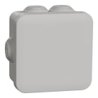 SCHNEIDER ELECTRIC - Mureva BOX, Abzweigdose, 7 Tüllen Ø20, 80x80x45mm