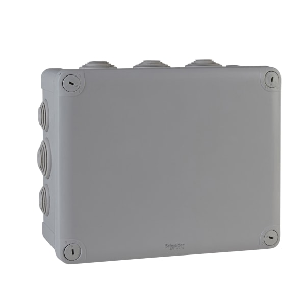 SCHNEIDER ELECTRIC - Mureva BOX, Abzweigdose, 4 Tüllen Ø25+8xØ32, 225x175x100mm