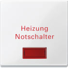 MERTEN - Wippe für Heizungs-Notschalter, polarweiß glänzend, System M