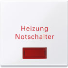 MERTEN - Wippe für Heizungs-Notschalter, aktivweiß glänzend, System M