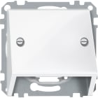 MERTEN - Schrägauslass, polarweiß glänzend, System M