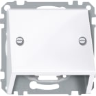MERTEN - Schrägauslass, aktivweiß glänzend, System M