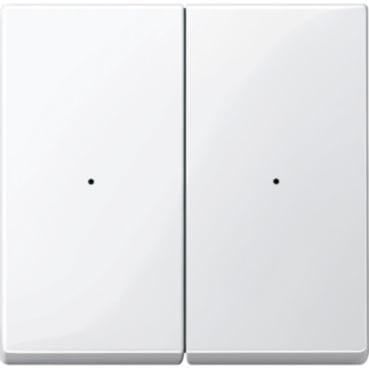 MERTEN - Wippen für Tastermodul 2fach, polarweiß glänzend, System M