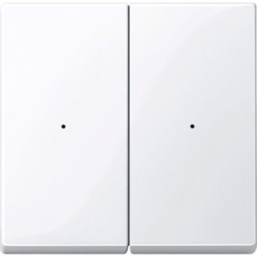 MERTEN - Wippen für Tastermodul 2fach, aktivweiß glänzend, System M