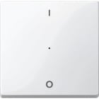 MERTEN - Wippe für Tastermodul 1fach mit Aufdruck 1/0, polarweiß glänzend, System M