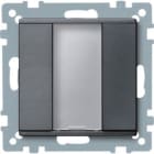 MERTEN - Taster 1fach plus, anthrazit, System M