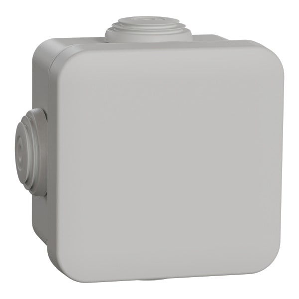 SCHNEIDER ELECTRIC - Mureva BOX, Abzweigdose, 4 Tüllen Ø 20, 65x65x45mm