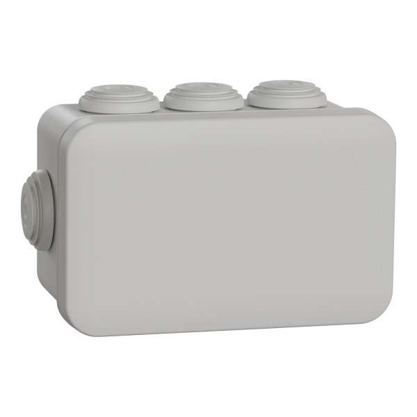 SCHNEIDER ELECTRIC - Mureva BOX, Abzweigdose, 8 Tüllen Ø 20, 105x65x55mm