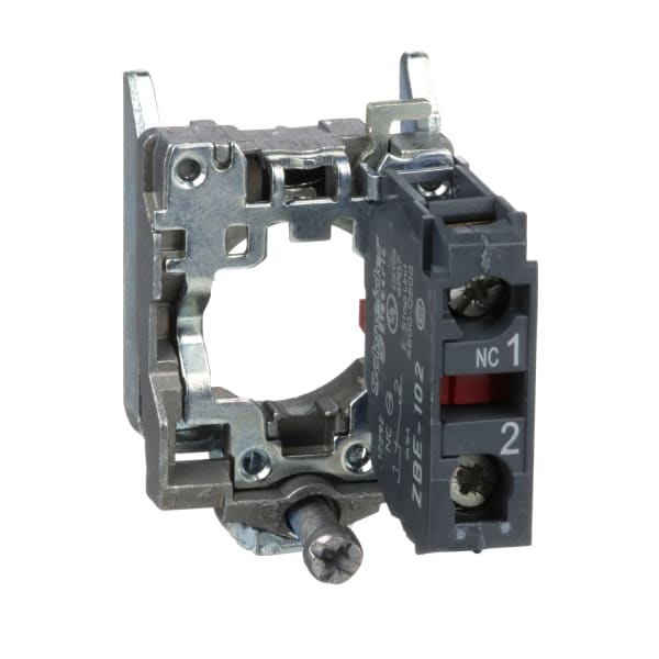 SCHNEIDER ELECTRIC - Hilfsschalterblock+Befestigungsflansch, XB4, Metall, 22mm, 30mm, 1Ö, SK