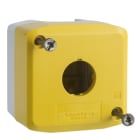 SCHNEIDER ELECTRIC - Leergehäuse, Harmony XALK, Kunststoff, hellgrau, gelb, 1 Bohrung, 22mm