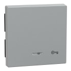 MERTEN - Wippe mit Kontrollfenster und Aufdruck Schlüssel, aluminium, System M
