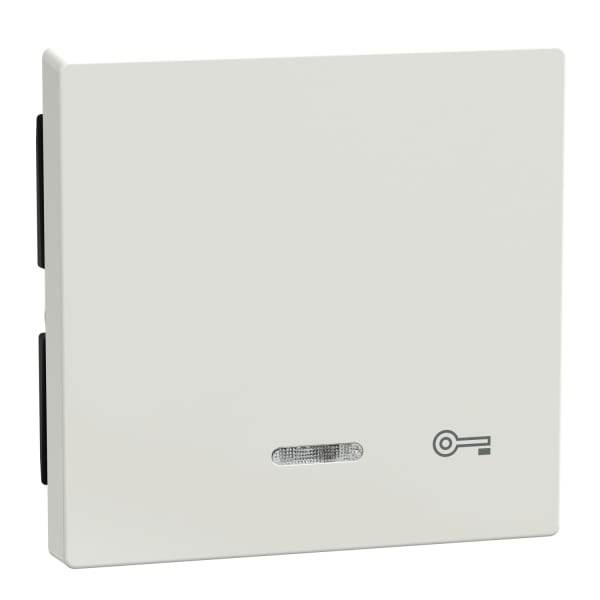 MERTEN - Wippe mit Kontrollfenster und Aufdruck Schlüssel, polarweiß glänzend, System M