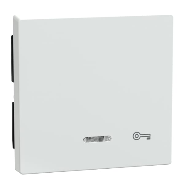 MERTEN - Wippe mit Kontrollfenster und Aufdruck Schlüssel, aktivweiß glänzend, System M