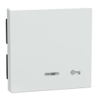 MERTEN - Wippe mit Kontrollfenster und Aufdruck Schlüssel, aktivweiß glänzend, System M