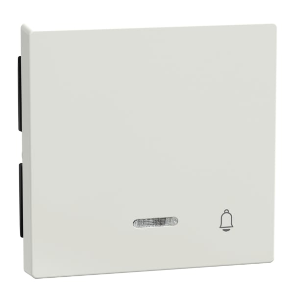 MERTEN - Wippe mit Kontrollfenster und Aufdruck Klingel, polarweiß glänzend, System M