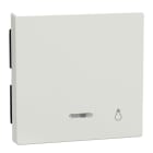 MERTEN - Wippe mit Kontrollfenster und Aufdruck Licht, polarweiß glänzend, System M