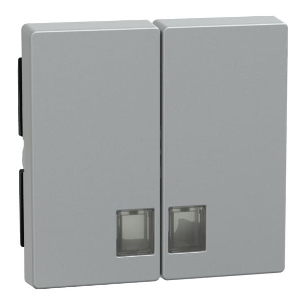 MERTEN - Wippe für Serienschalter mit Symbolfenster, aluminium, M-PLAN