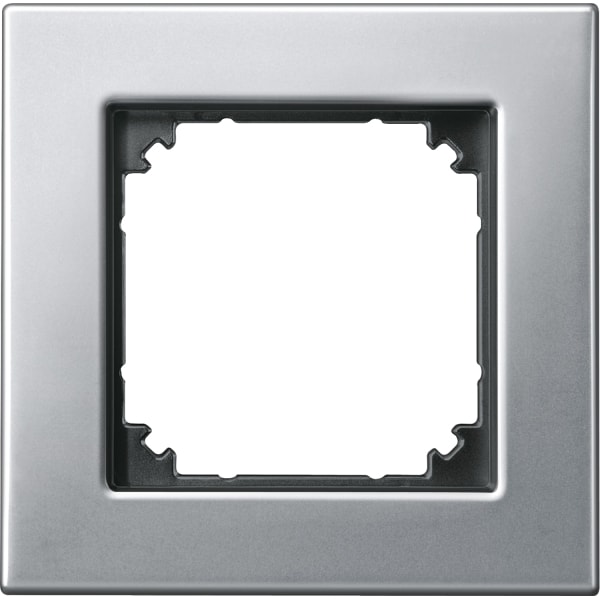 MERTEN - M-PLAN-Metallrahmen, 1fach, Platinsilber