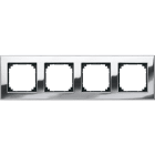 MERTEN - M-PLAN-Metallrahmen, 4fach, Chrom