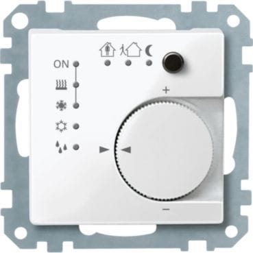 MERTEN - KNX RTR UP/PI m. Tasterschnittstelle 4fach, polarweiß glänzend, System M