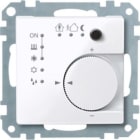 MERTEN - KNX RTR UP/PI m. Tasterschnittstelle 4fach, aktivweiß glänzend, System M