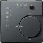MERTEN - KNX Raumtemperaturregler UP/PI m. Tasterschnittstelle 4fach, anthrazit, System M