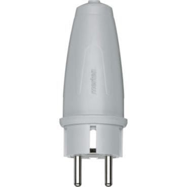 MERTEN - PVC-SCHUKO-Stecker, grau