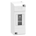 SCHNEIDER ELECTRIC - Micro Pragma Aufputzgehäuse, 2 TE, IP40, mit DIN-Gerätetragschiene