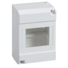 SCHNEIDER ELECTRIC - Micro Pragma Aufputzgehäuse, 4 TE, IP40, mit DIN-Gerätetragschiene
