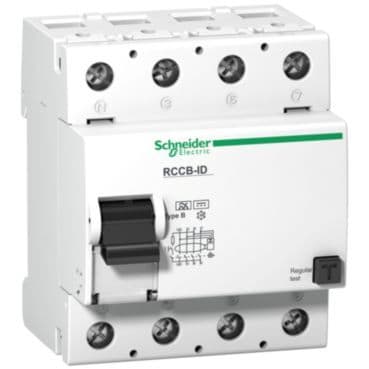 SCHNEIDER ELECTRIC - Fehlerstrom-Schutzschalter ID, 4P, 125A, Typ B, 300mA