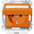 MERTEN - SCHUKO-Steckd.f.Sonderstr.kr.m.Klappd. Ko.Licht u.Schriftf. BRS,StK,ZSV,or.Sys.M