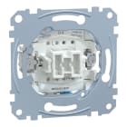 MERTEN - Taster-Einsatz mit N-Klemme, Öffner 1-polig, 10 A, AC 250 V, Steckklemmen