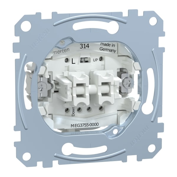 MERTEN - Rollladentaster-Einsatz, 1-polig, 10 A, AC 250 V, Steckklemmen