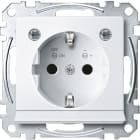MERTEN - SCHUKO-Steckdose m. Lichtausl. u. LED-Bel.-Modul, BRS, StK, polarws., Sys. M