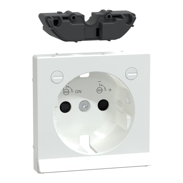 MERTEN - Erweiterungsset LED Beleuchtung für SCHUKO-Steckd., aktivweiß glänzend, System M