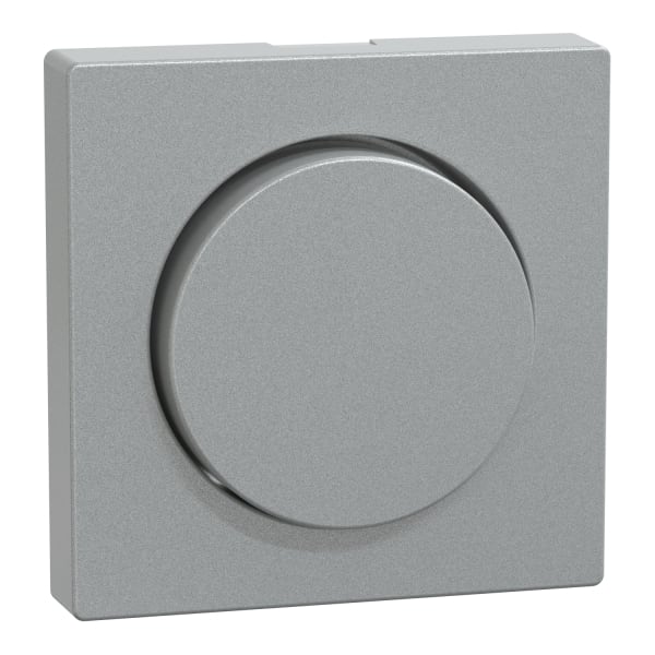 MERTEN - Zentralplatte mit Drehknopf, aluminium, System M